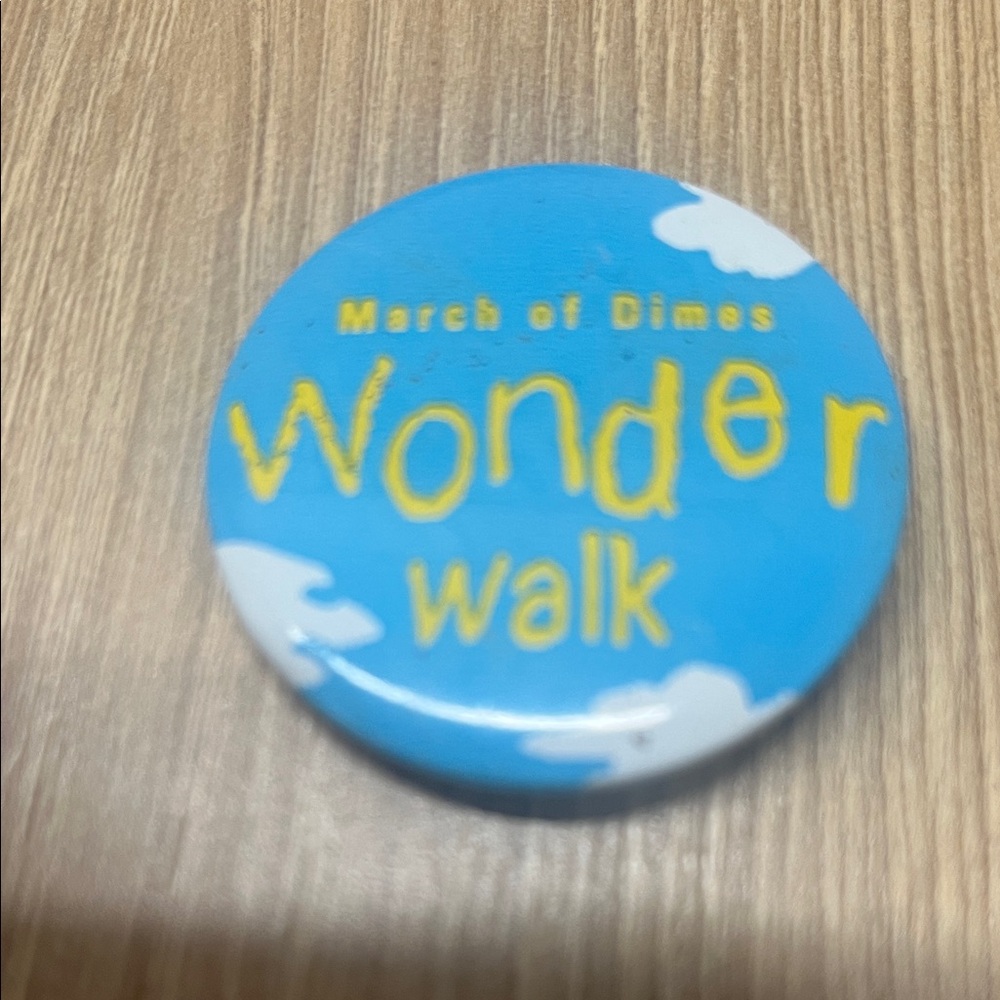 March of Dimes Wonder Walk Button